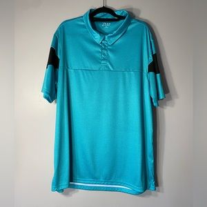 XPBX Pro XXL Golf Polo
Collared Pullover Teal blue with black